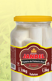 Palmito Palmeira Real Toletes 1800g